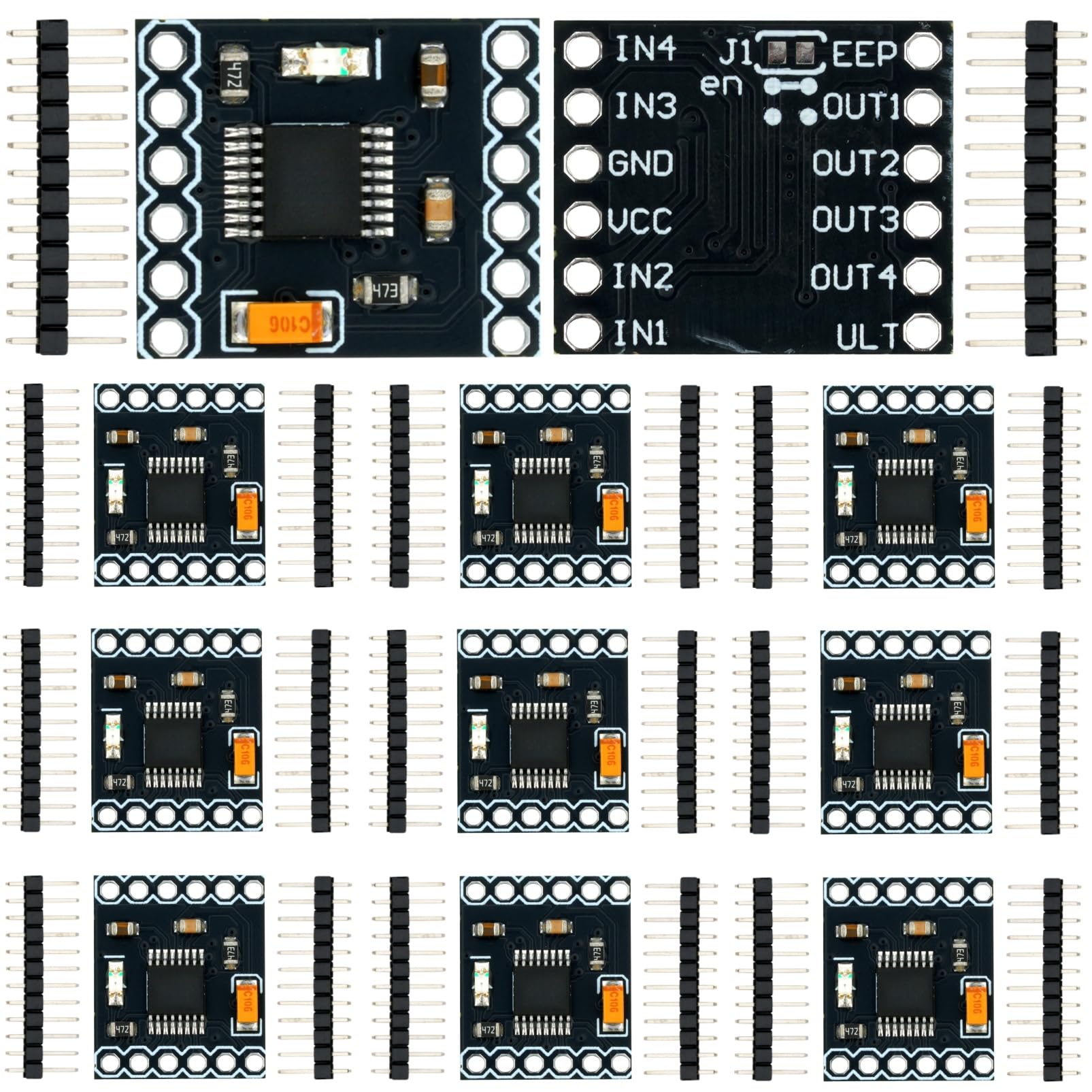 Amazon.com: MTDELE 10Pcs DC Motor Driver Module Compatible with
